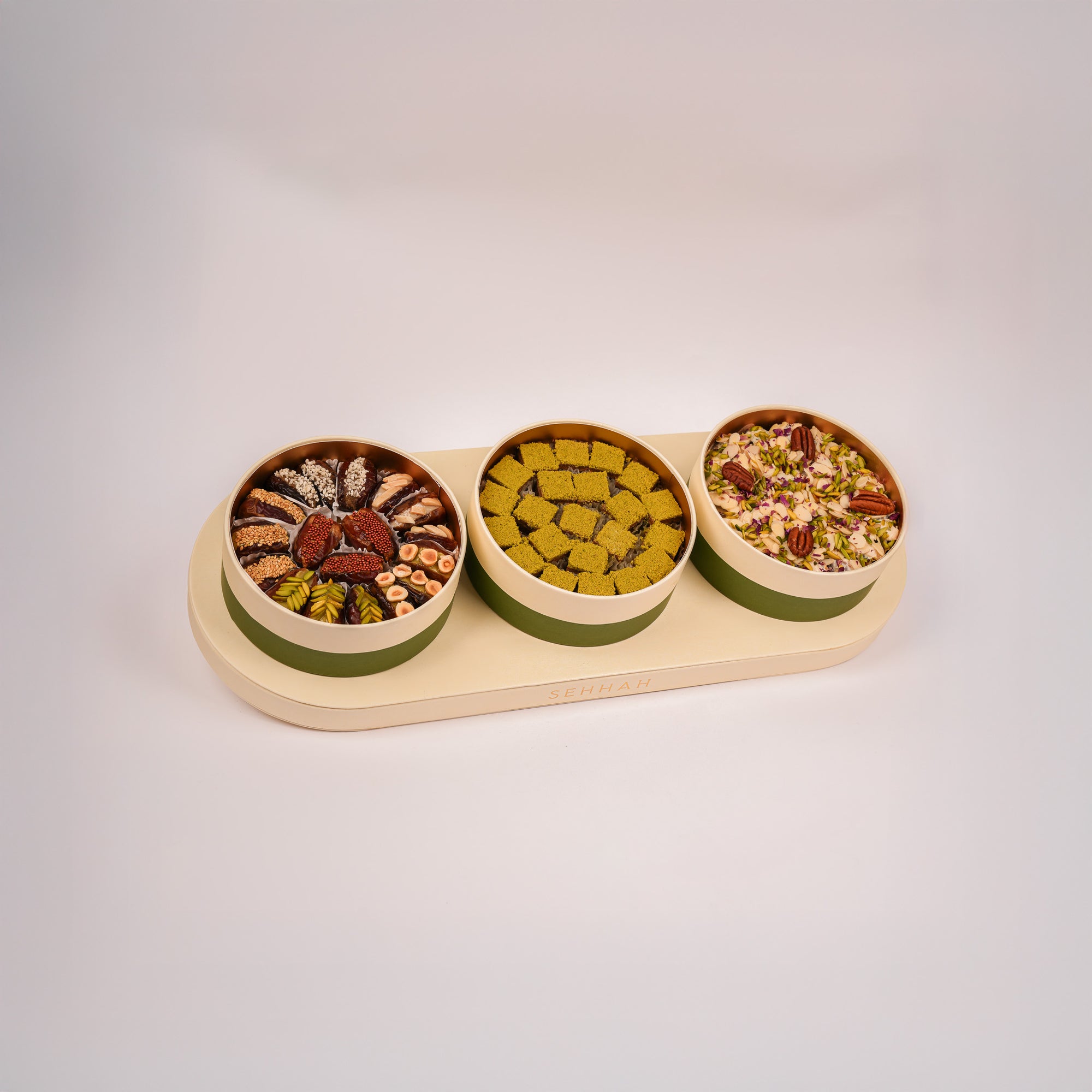 MIXED RANGEENA DATES OVAL TRAY