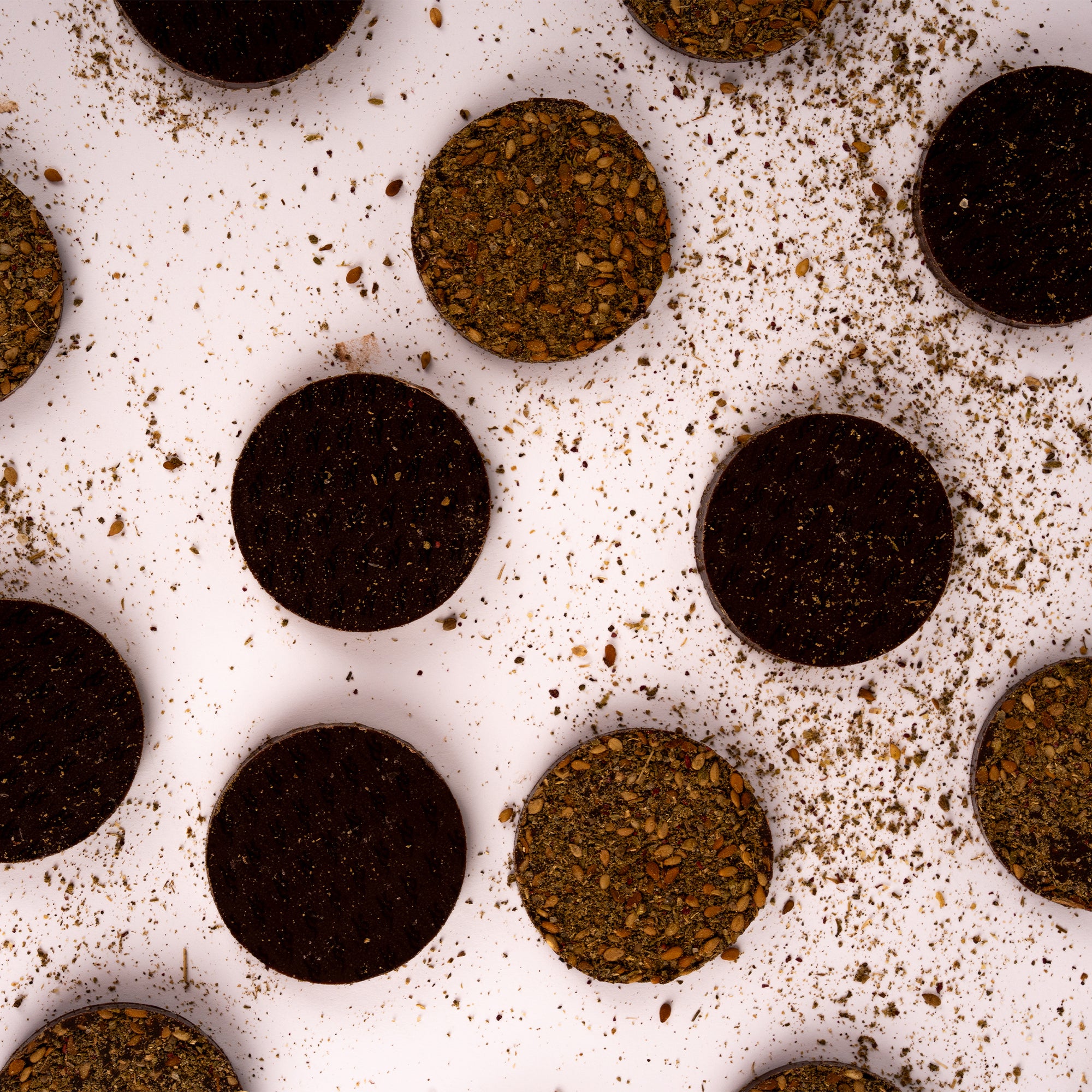 DARK CHOCOLATE WITH ZAATAR