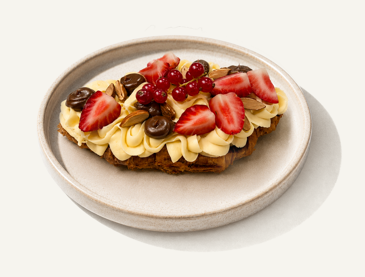 Vanilla Flat Croissant