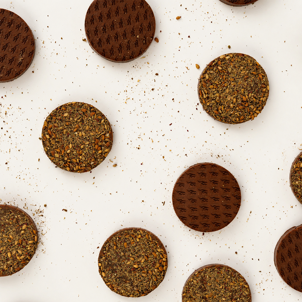 DARK CHOCOLATE WITH ZAATAR