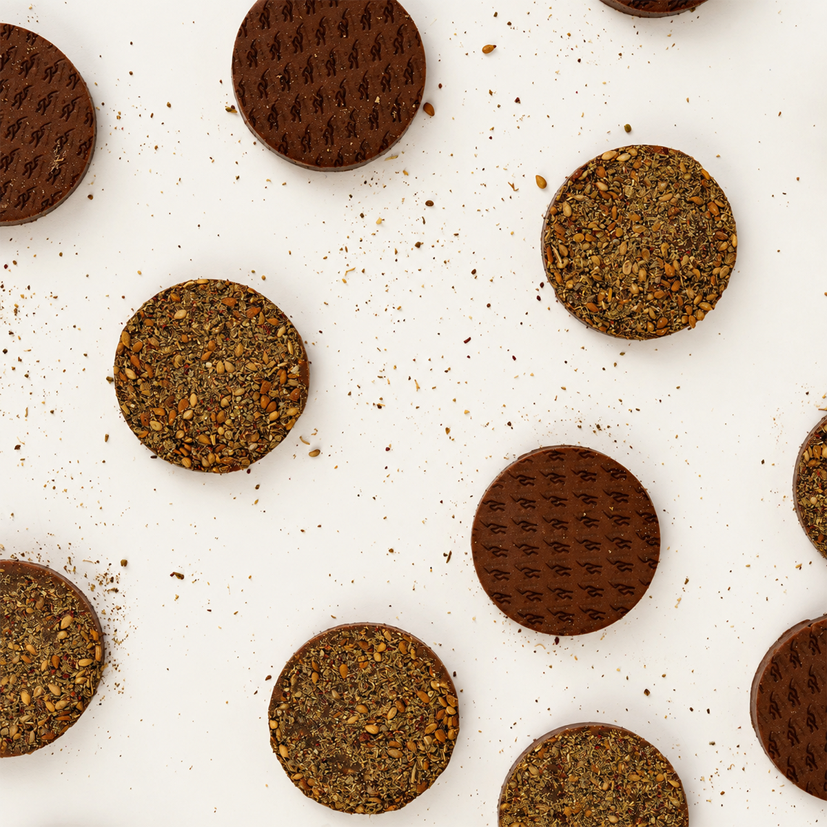 MILK CHOCOLATE WITH ZAATAR