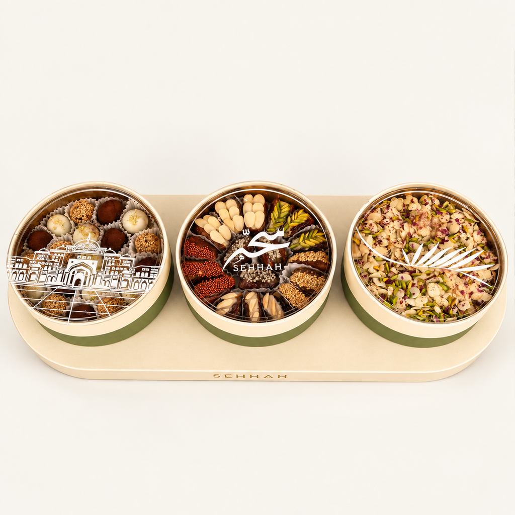 MIXED DATES OVAL TRAY