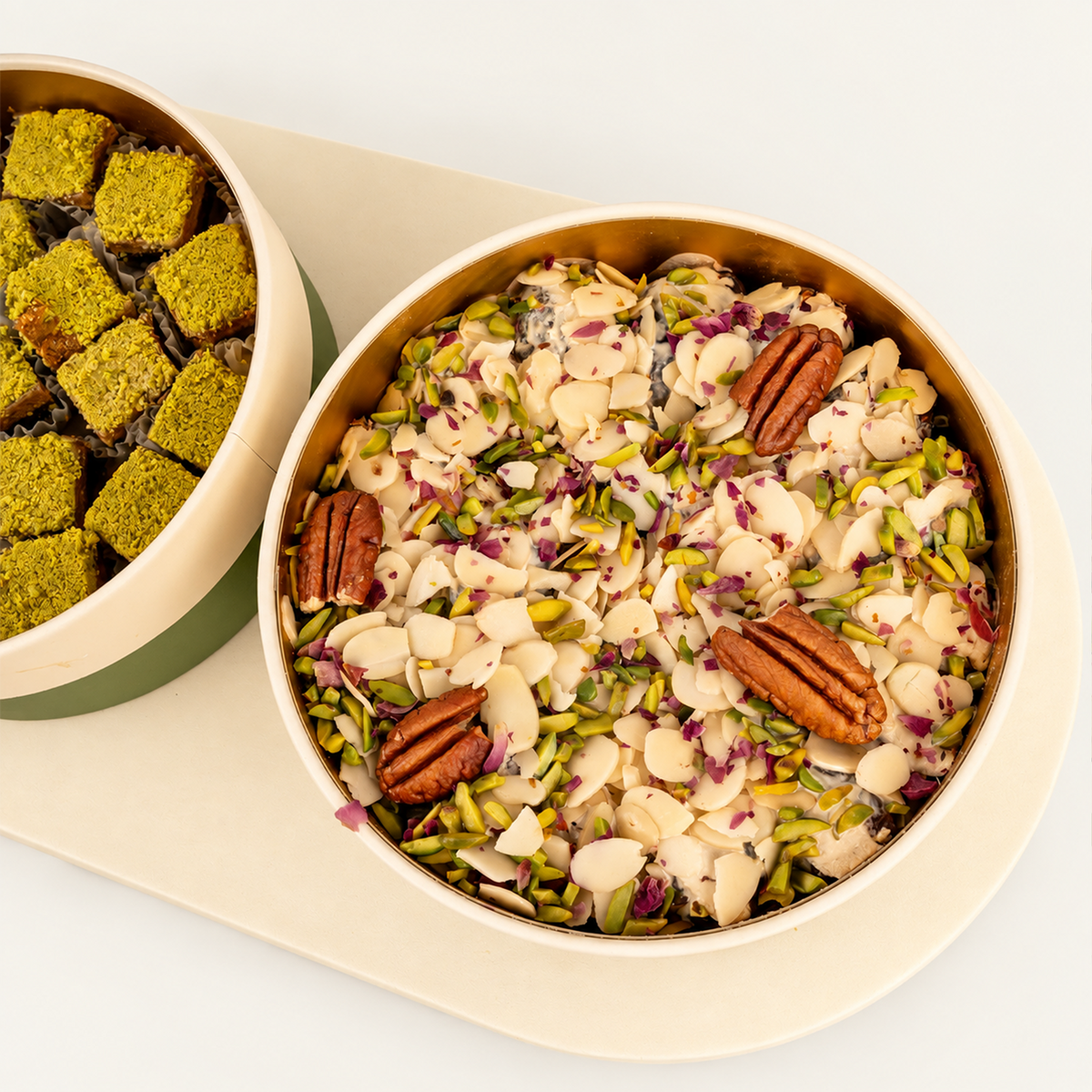 MIXED RANGEENA DATES OVAL TRAY