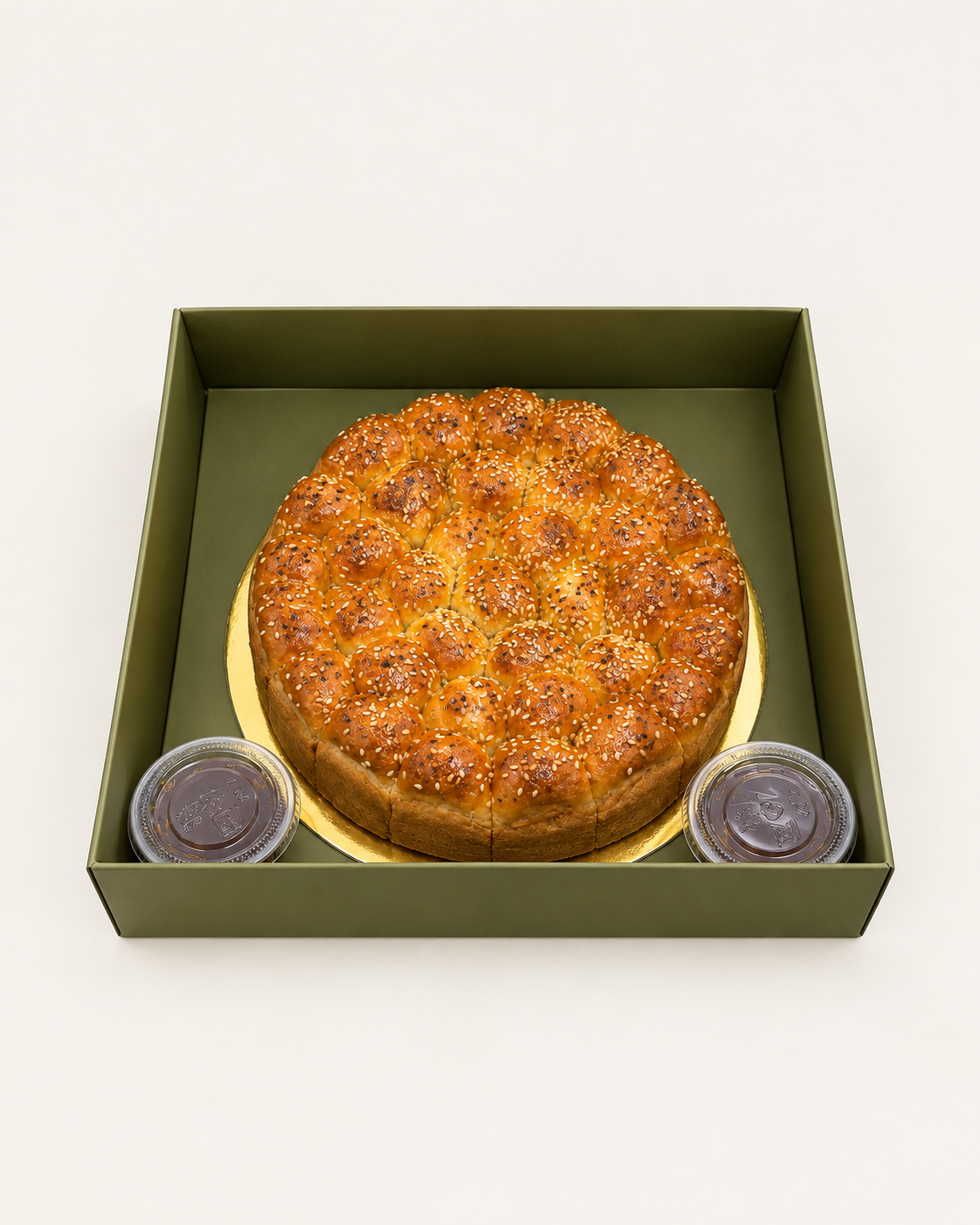 Cheese and Honey beehive bread