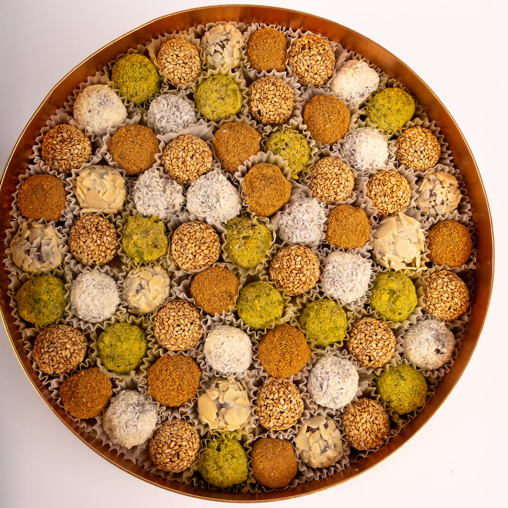 DATES MACADAMIA ROUND BOX