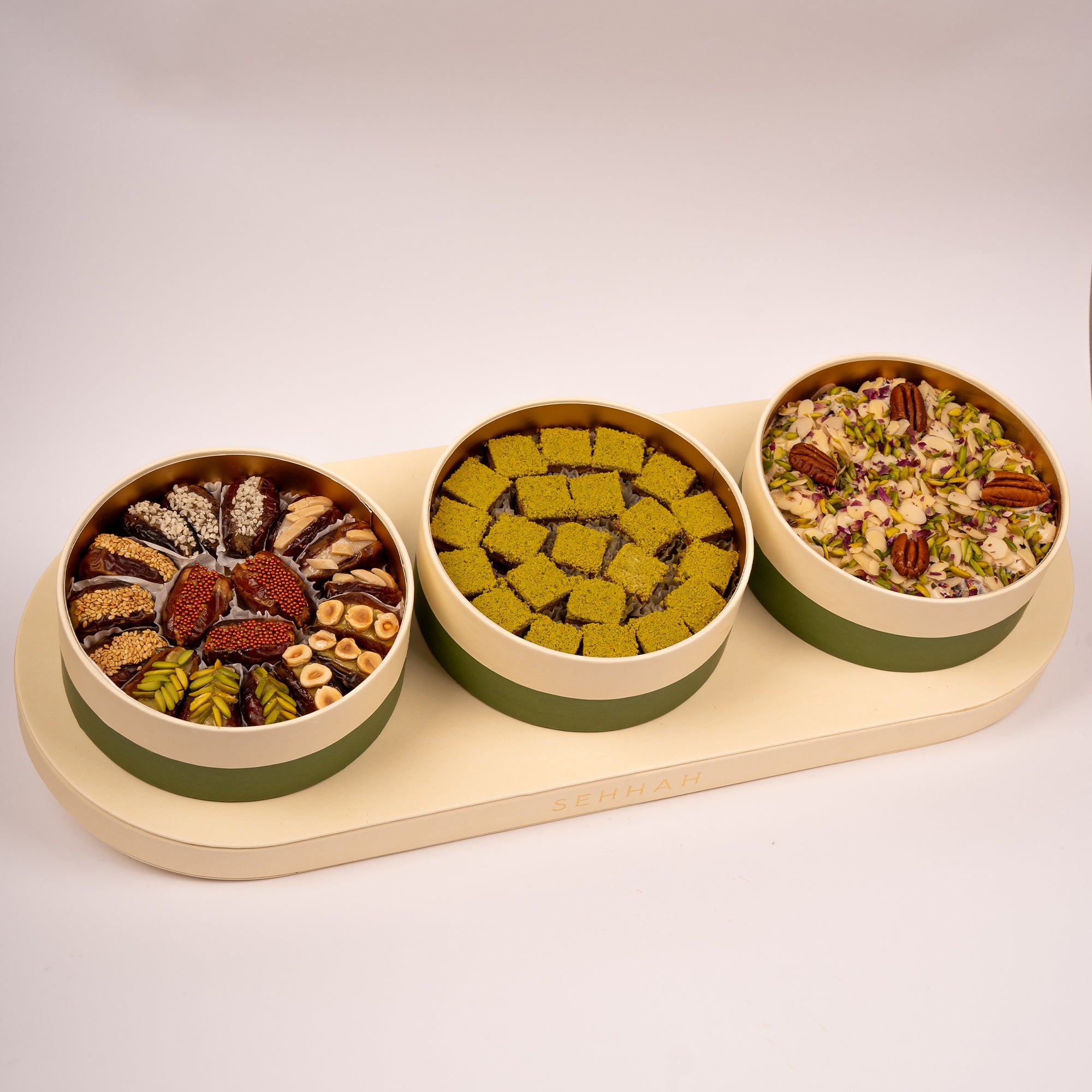 MIXED RANGEENA DATES OVAL TRAY