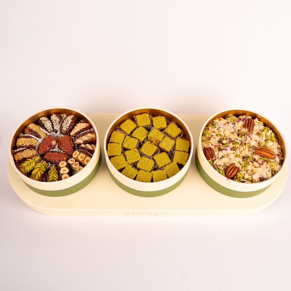 MIXED RANGEENA DATES OVAL TRAY
