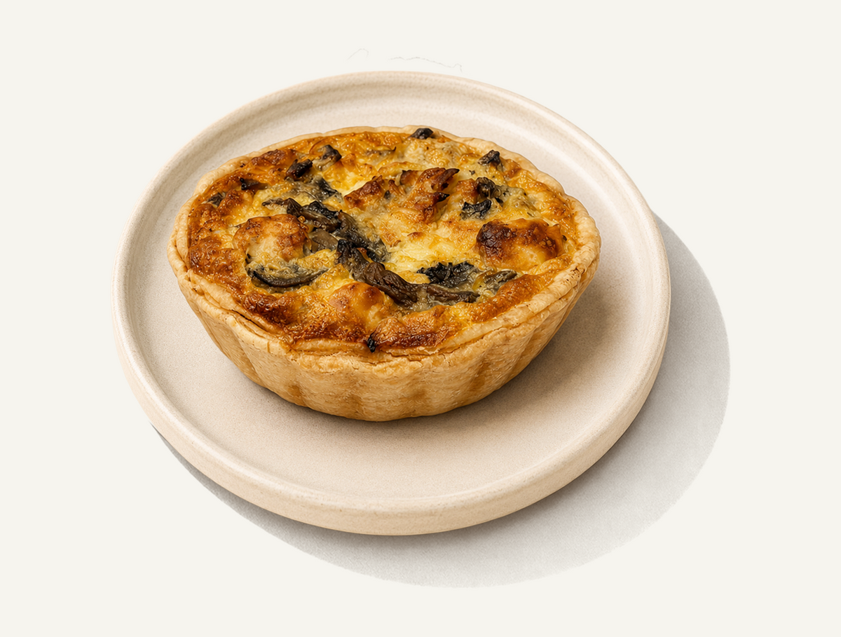 Mushroom Quiche