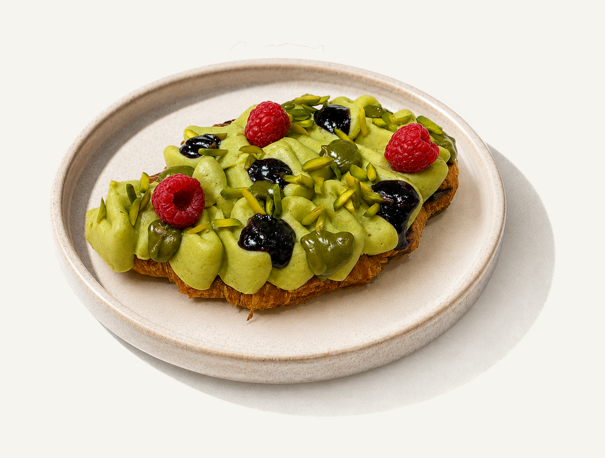 Pistachio Flat Croissant