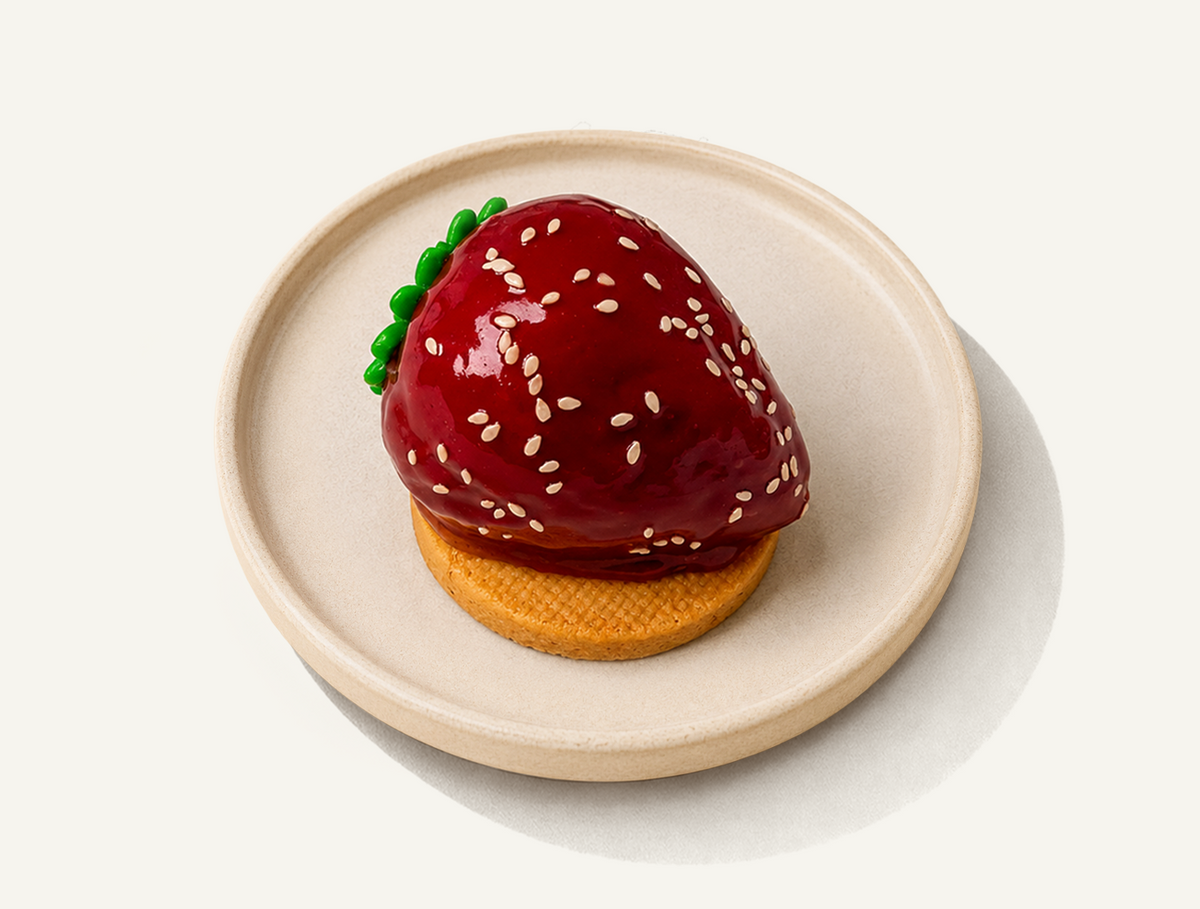 Strawberry Cold Cake