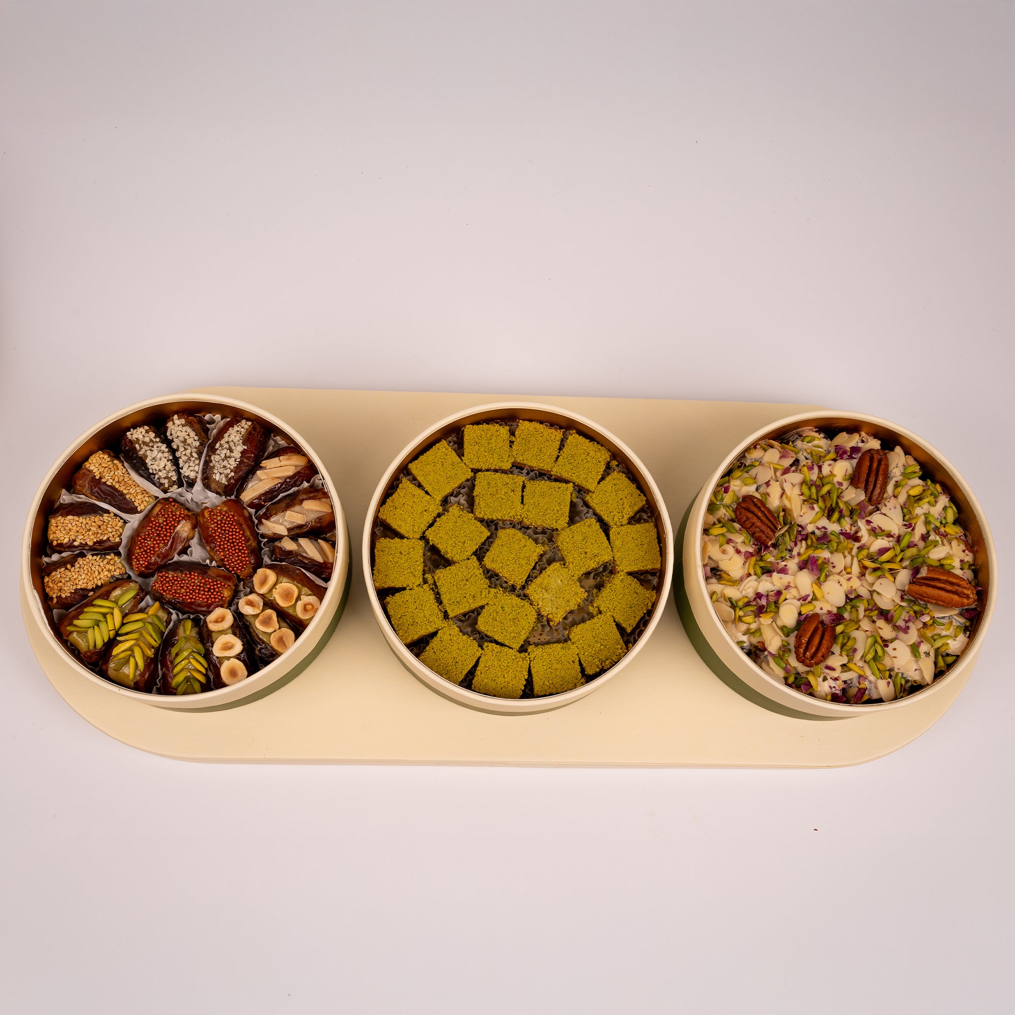 MIXED RANGEENA DATES OVAL TRAY